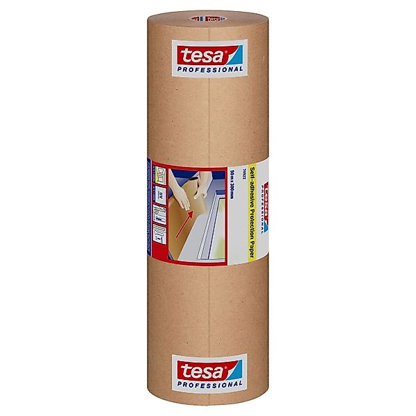 Tesa Selbstklebendes Schutzpapier 50 m x 300 mm günstig online kaufen