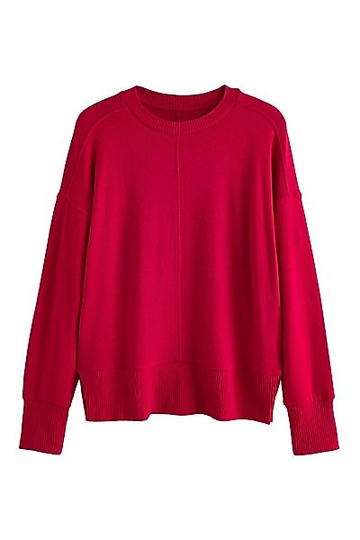 Next Rundhalspullover Weicher Rundhalspullover mit Nahtdetail (1-tlg) günstig online kaufen