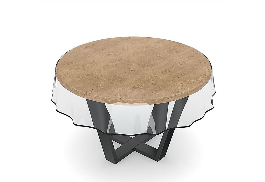 ANRO Tischdecke KLARA abwaschbar Tischfolie transparent Gartentischdecke 0, günstig online kaufen