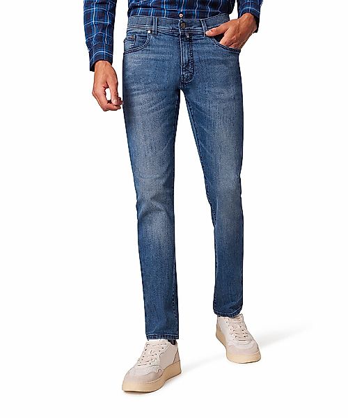 Pierre Cardin Herren Jeans PC-LYON - Mid Waist - Tapered Fit - Blau günstig online kaufen