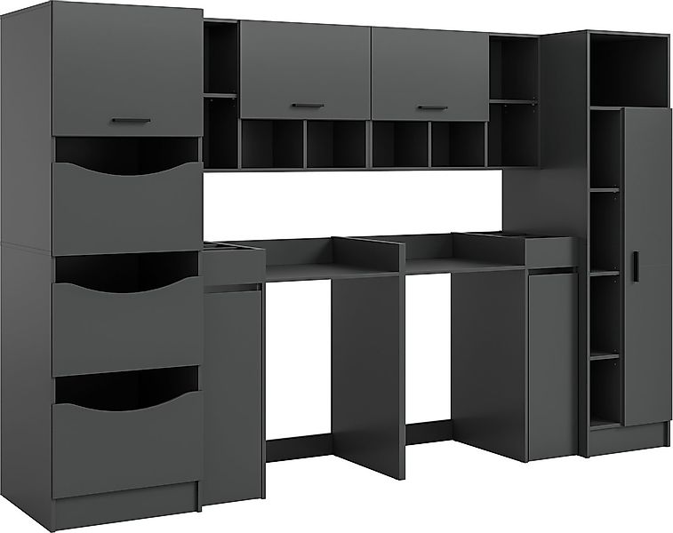 welltime Badmöbel-Set FALAS, TOPSELLER!, 8-teilig, Hauswirtschaftsraum Set, günstig online kaufen