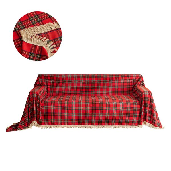 BTTO Sofaschoner Sofahusse Sofadecke mit Quasten, günstig online kaufen