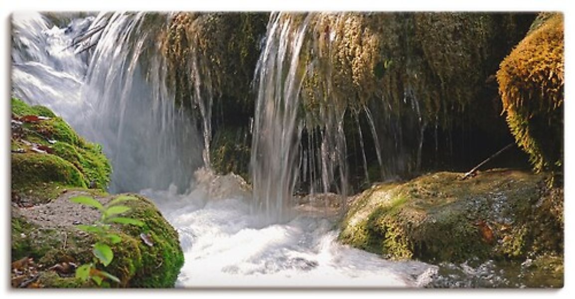 Artland Wandbild »Wasserfall«, Gewässer, (1 St.), als Leinwandbild, Poster, günstig online kaufen