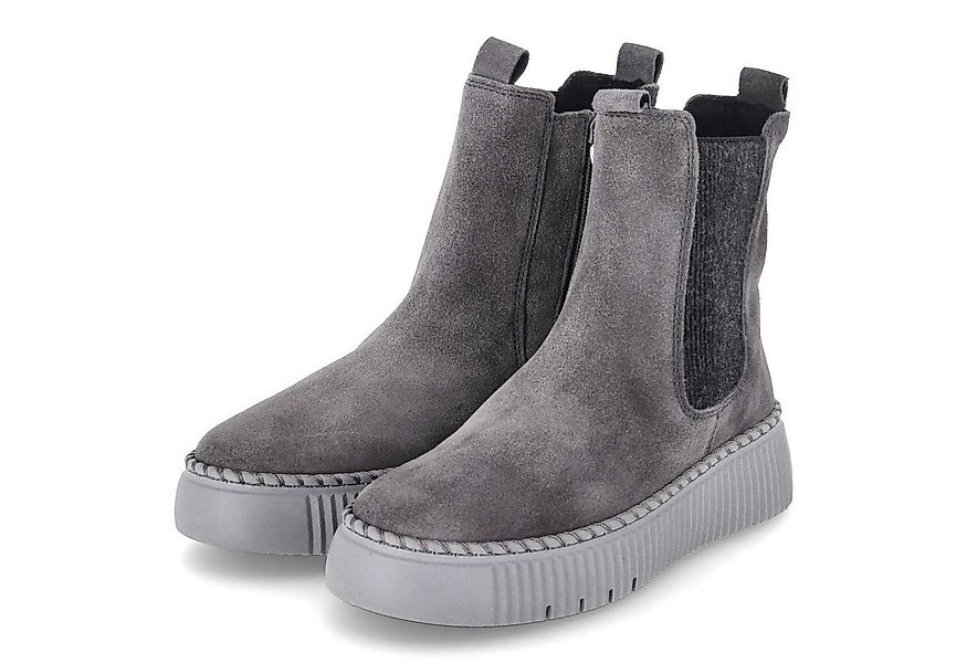 Gabor Gabor 73.540.19 Damen Rauleder grau Schlupfstiefel günstig online kaufen