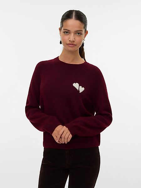 Vero Moda Strickpullover VMBAM LS O-NECK günstig online kaufen