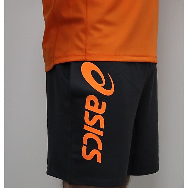 Asics Omega 7´´ Kurze Hose M Graphite Grey / Shocking Orange günstig online kaufen