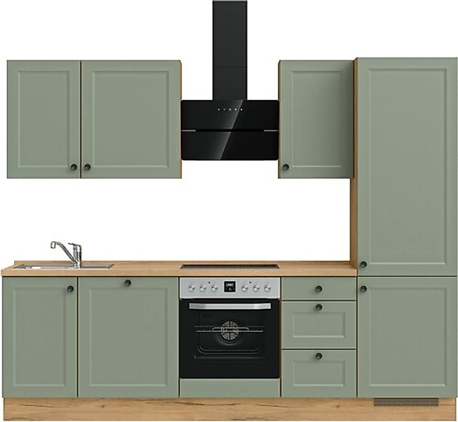 nobilia® Küchenzeile »"Cascada II"«, vormontiert, Breite 270 cm, Ausrichtun günstig online kaufen