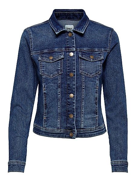 ONLY Kurze Jeansjacke Damen Blau günstig online kaufen
