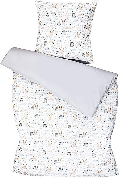 Amilian Bettwäsche 2-teilig, Bettbezug 135 x günstig online kaufen