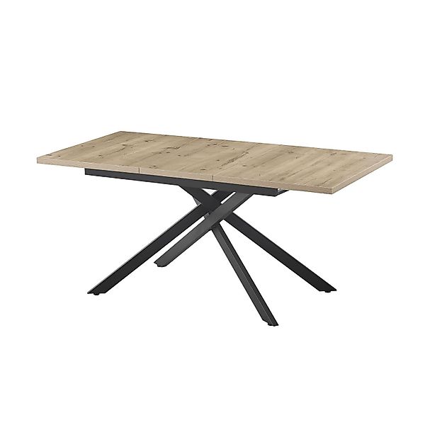B&D home Esstisch Ausziehtisch LARS, X-Gestell, günstig online kaufen