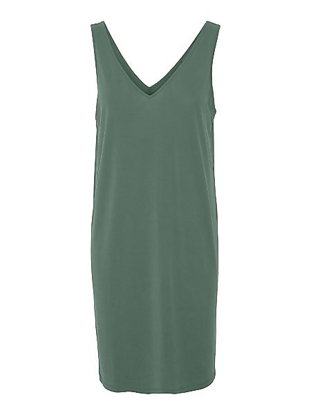 VERO MODA Ärmelloses V-ausschnitt Kleid Damen Grün günstig online kaufen