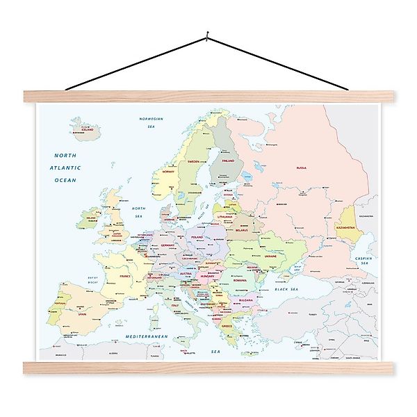 MuchoWow Poster Karte - Europa - günstig online kaufen