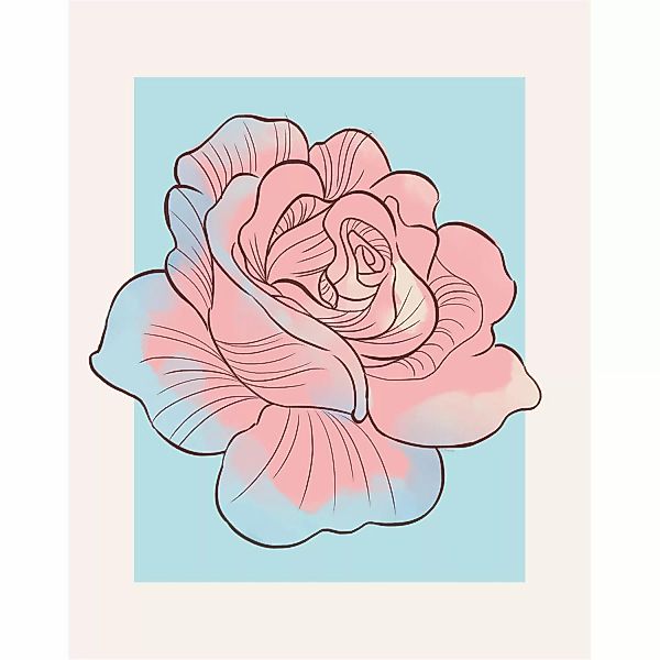 Komar Wandbild Cinderella Rose 40 x 50 cm günstig online kaufen