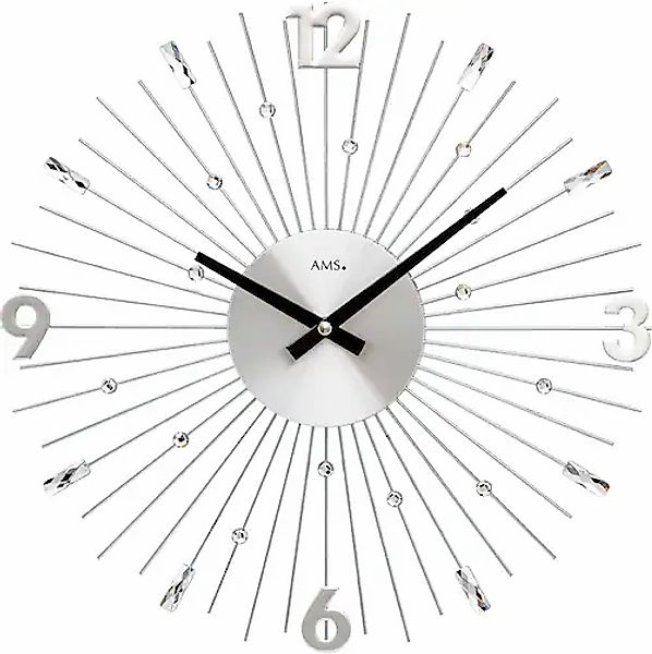 AMS Wanduhr »W9652«, Quarzuhr,Wohnzimmer,Esszimmer,Küche,Arbeitszimmer,Büro günstig online kaufen