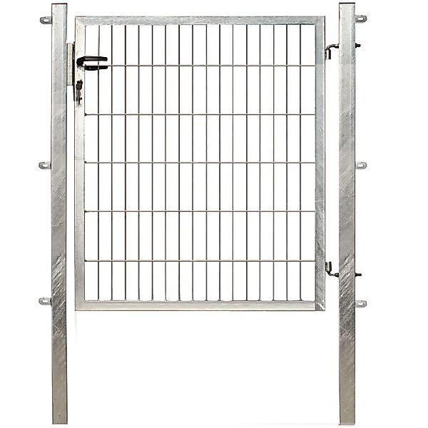 Einzeltor für Doppelstabmattenzaun Verzinkt 120 cm x 100 cm günstig online kaufen