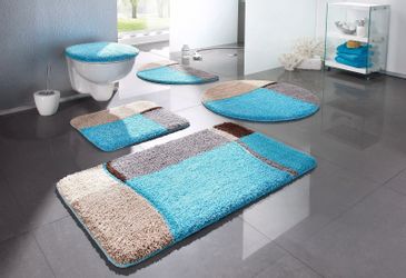 my home Badematte "Belio, Badvorleger, Badezimmer Teppich" Höhe 20 mm rutsc günstig online kaufen