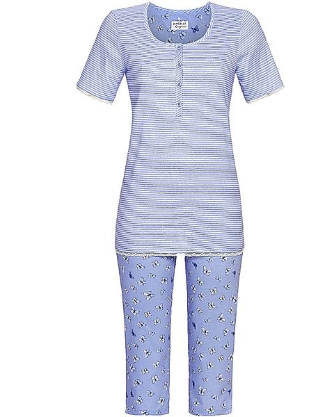 Ringella Pyjama Damen Kurzarm 'Butterflys' mit günstig online kaufen
