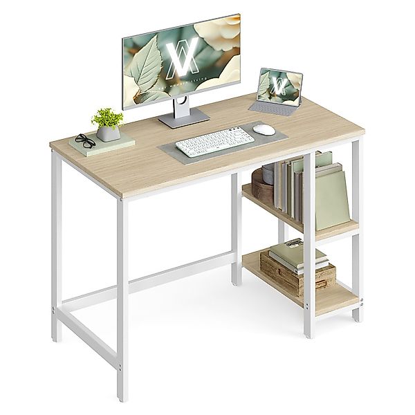 VASAGLE Schreibtisch Computertisch, Tisch, Bürotisch, 100/120/140cm, günstig online kaufen