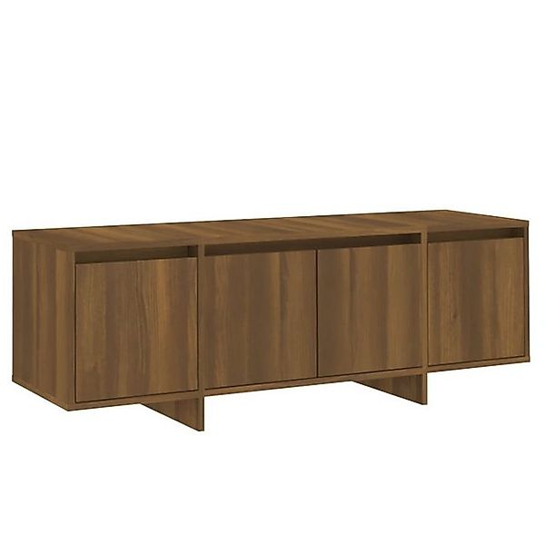 furnicato TV-Schrank Braun Eichen-Optik 120x30x40,5 cm Holzwerkstoff (1-St) günstig online kaufen