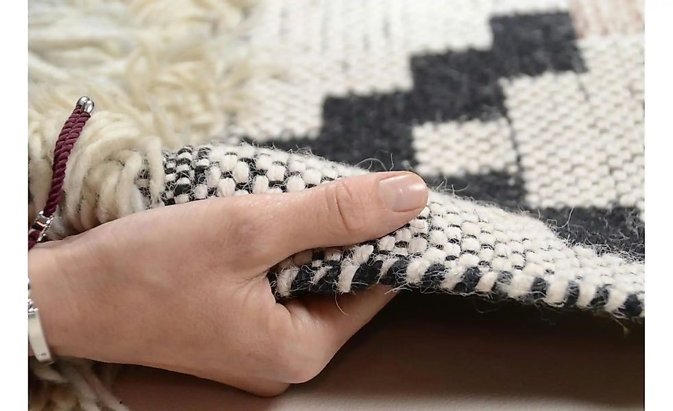 THEKO Wollteppich  Nomadic ¦ mehrfarbig ¦ Baumwolle ¦ Maße (cm): B: 160 H: günstig online kaufen