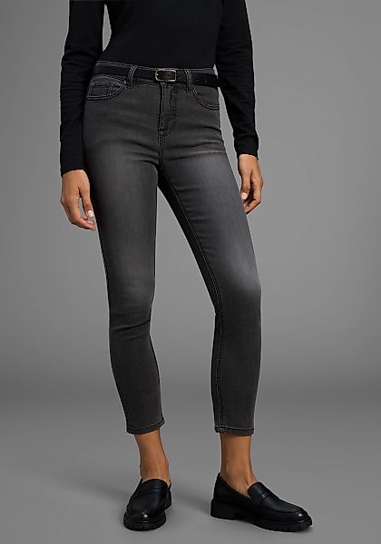 Arizona 7/8-Jeans "Shaping", eng anliegend, Röhrenjeans, Used-Waschung, Hig günstig online kaufen
