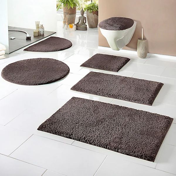 my home Badematte »Maren, Badvorleger, Badezimmer Teppich« Höhe 15 mm rutsc günstig online kaufen