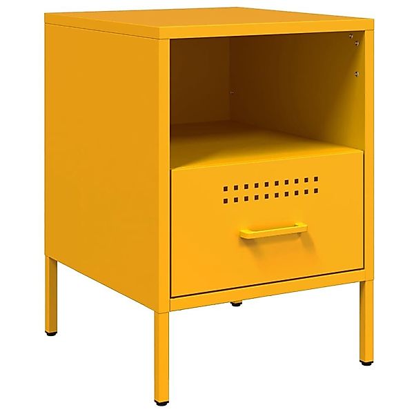 vidaXL Nachttisch Nachttisch Senfgelb 36x39x50,5 cm günstig online kaufen