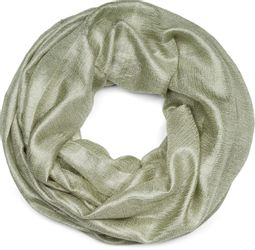 styleBREAKER Loop Seidiger Einfarbiger Loop Glitzer, günstig online kaufen