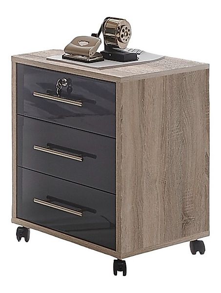 moebel-dich-auf Rollcontainer OFFICE EDITION, Metallgriffe, 1 Schubkasten a günstig online kaufen