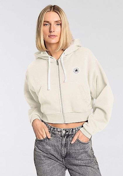Converse Sweatjacke WOMEN'S CONVERSE RETRO FULL-ZIP HOODIE (1-tlg) cropped günstig online kaufen
