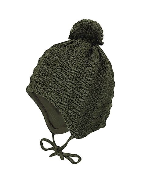 MAXIMO Strickmütze MINI-Mütze Struktur ausgenäht Pompon günstig online kaufen