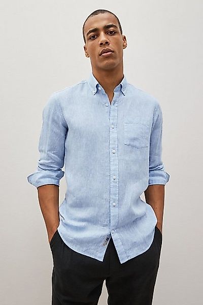 Next Businesshemd Slim Fit Leinenhemd mit günstig online kaufen