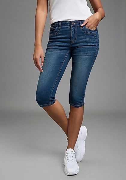 Arizona Caprijeans Skinny Fit, 3/4-Länge, mit Eingrifftaschen und Gesäßtasc günstig online kaufen