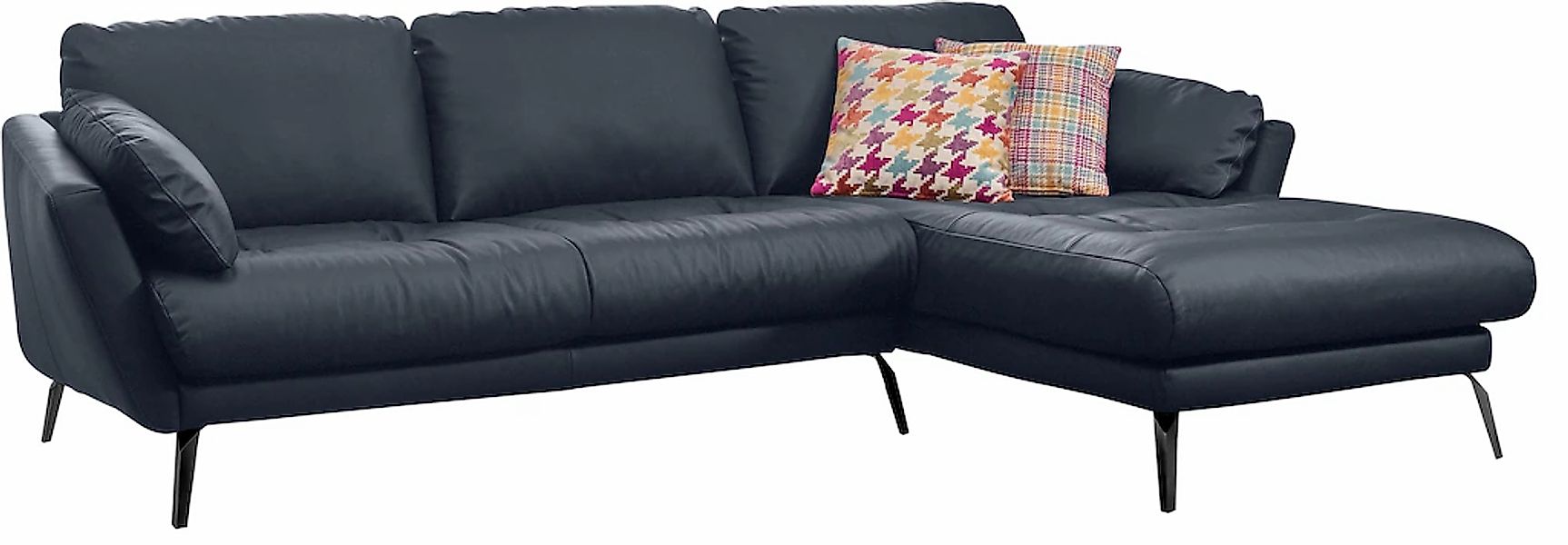 W.SCHILLIG Ecksofa "softy, toller Sitzkomfort, L-Form", mit dekorativer Hef günstig online kaufen