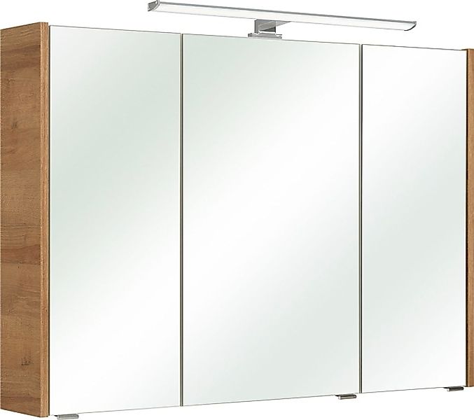 Saphir Spiegelschrank »Quickset 362 Badschrank, 3 Spiegeltüren, 6 Einlegebö günstig online kaufen