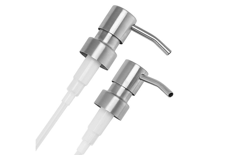 honju Seifenspender Pumpaufsatz Doppelpack in Edelstahl gebürstet inkl. 6 S günstig online kaufen