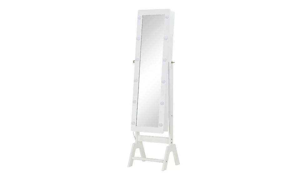 Standspiegelbox - weiß - 40 cm - 155 cm - 37 cm - Sconto günstig online kaufen