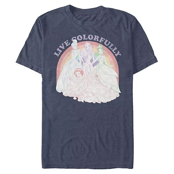 Disney Prinzessinnen - Gruppe Rainbow Princess - Männer T-Shirt günstig online kaufen