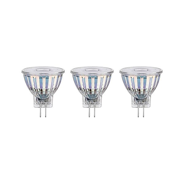 Paulmann "Standard 12V LED Reflektor GU4 3x345lm 3x4,2W 2700K Silber" günstig online kaufen
