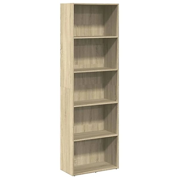 vidaXL Bücherregal Sonoma-Eiche 60x30x189 cm Holzwerkstoff 857919 günstig online kaufen