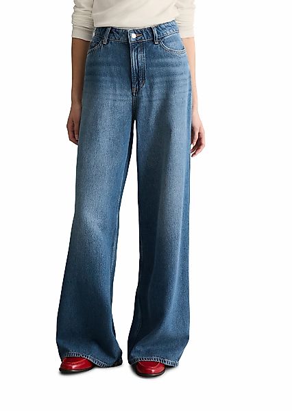 Marc OPolo DENIM Weite Jeans Model Anjo wide aus fließendem Lyocell-Mix, Hi günstig online kaufen