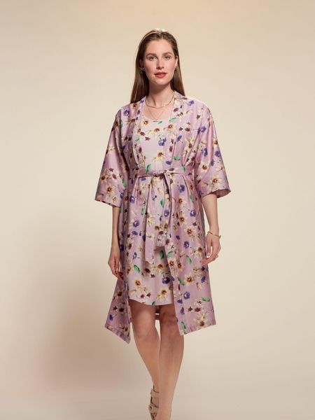 Essenza Kimono Sarai Fiorre, Kurzform, Kimono-Kragen, günstig online kaufen