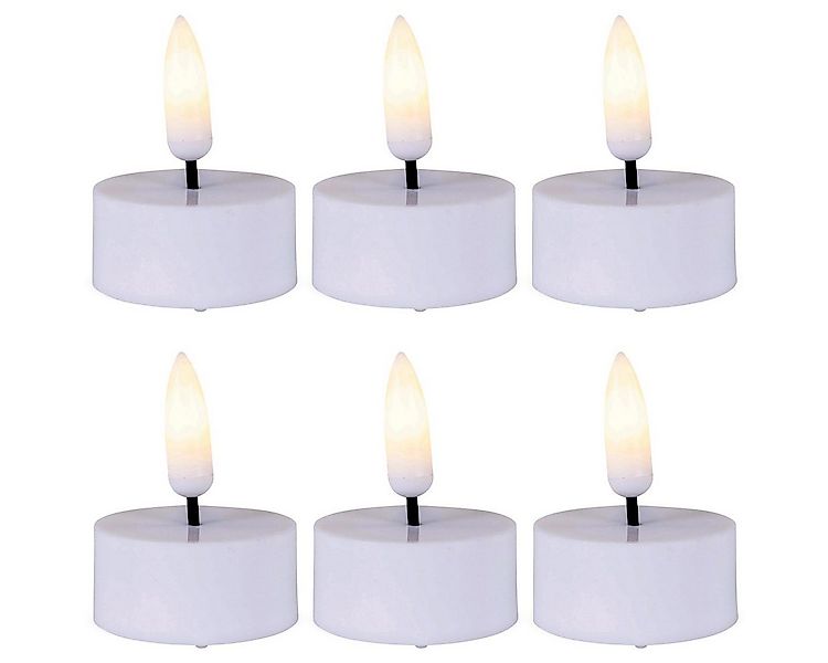 matches21 HOME & HOBBY LED-Kerze Kleine LED Teelichter 6er Set elektrische günstig online kaufen