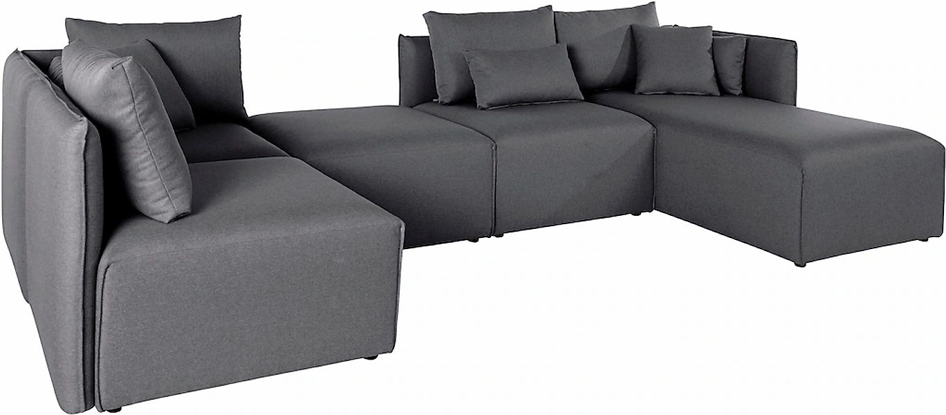 OTTO home Wohnlandschaft "Nöre U-Form" 5 Teile, in vielen Bezugsqualitäten günstig online kaufen