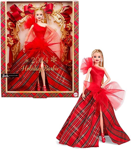 Barbie Anziehpuppe Barbie Signature Holiday Puppe günstig online kaufen