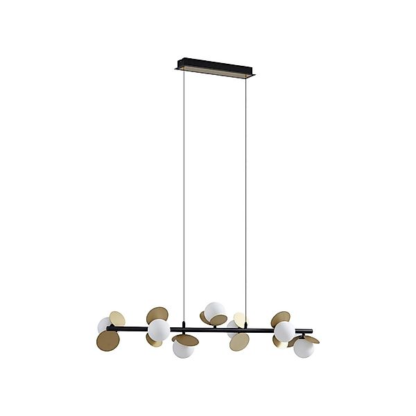 Lucande LED Pallo 10020076 Dimmbar Modern in Schwarz aus Metall 7-flammig W günstig online kaufen