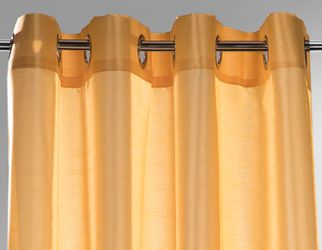 Weckbrodt Vorhang "Klara" Ösen 1 Stk. tlg. Wildseiten-Optik, halbtransparen günstig online kaufen