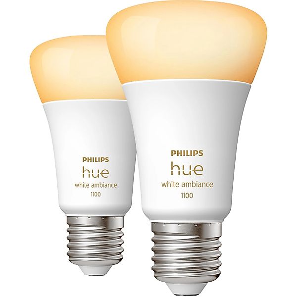 Philips Hue Leuchtmittel E27 1055 lm 11 W 2er Set günstig online kaufen