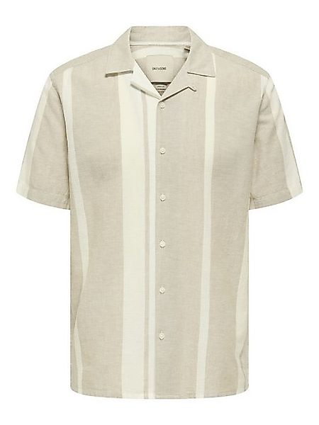 ONLY & SONS Kurzarmhemd Kurzarm Resort Kragen Knopfleiste ONSCAIDEN LIFE ST günstig online kaufen