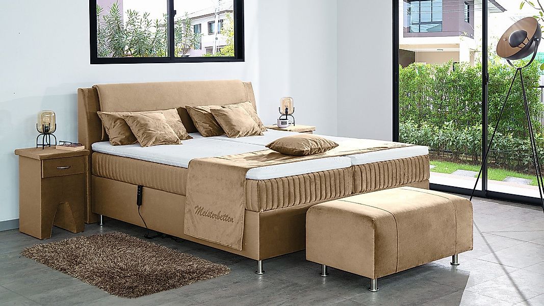 Meisterbetten Boxspringbett Mari (mit Motor, 7-Zonen günstig online kaufen